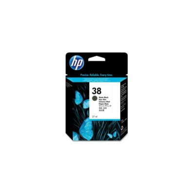 hp 38 C9412A Original Ink Cartridge, Matte Black, Single Pack